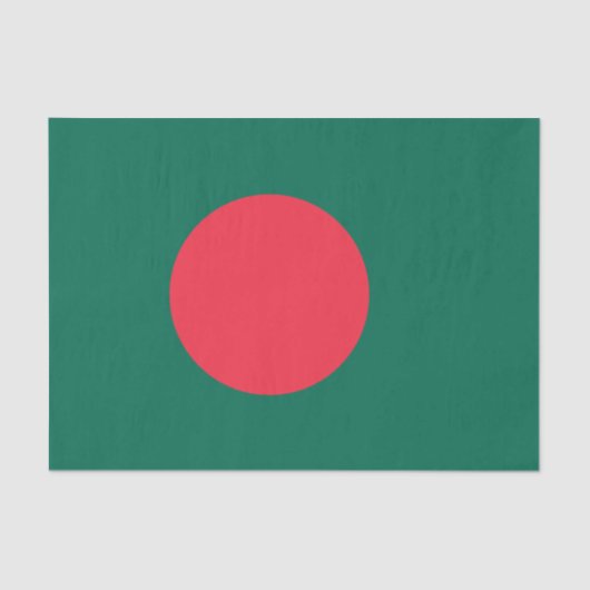 Patriottisch Bengaalse vlag — Weefblad Tissuepapier (Voorkant)