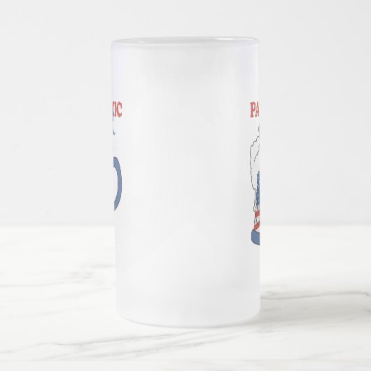 Patriottisch bier matglas bierpul (Center)