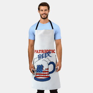 Patriottisch bier schort