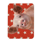 Patriottisch Boerderij - Varkens Magneet (Verticaal)