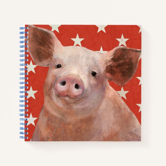 Patriottisch Boerderij - Varkens Notitieboek (Voorkant)