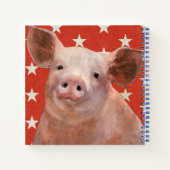 Patriottisch Boerderij - Varkens Notitieboek (Achterkant)