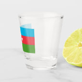 Patriottisch borrelglas met vlag van Azerbeidzjan Shot Glas (Rechts)