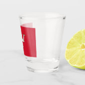 Patriottisch borrelglas met vlag van Man Shot Glas (Rechts)
