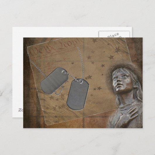 Patriottisch Briefkaart (Voorkant / Achterkant)