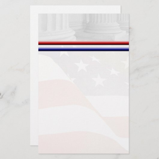 Patriottisch Briefpapier (Voorkant / Achterkant)