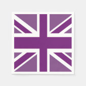 Patriottisch Brits EU-Jack Flag Napkin Servet (Voorkant)