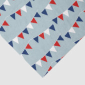 Patriottisch Bunting Flag Pattern Tissue Paper Tissuepapier (Detail)