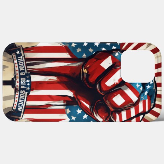 patriottisch Case-Mate iPhone case (Achterkant (horizontaal))
