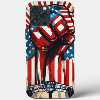 patriottisch iPhone 13 pro max hoesje