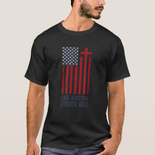 Patriottisch Christelijk - amerikaanse vlag één la T-shirt