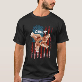 Patriottisch "Dad Squad" Vuiststoot Shirt