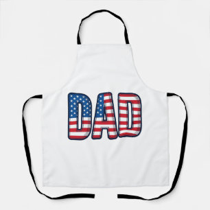 Patriottisch DAD Vector T-shirt Ontwerp_1 Schort