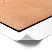  Patriottisch, dame, Eagle met Amerikaanse vlag Poster (Hoek)