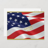 Patriottisch ... DANK U! Briefkaart (Voorkant / Achterkant)