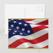 Patriottisch ... DANK U WEL! Briefkaart (Voorkant / Achterkant)