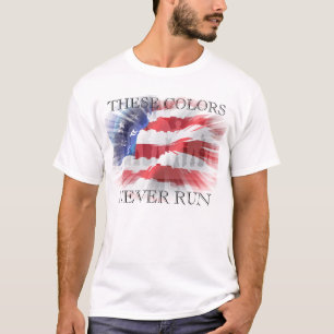 Patriottisch deze kleuren werken nooit t-shirt