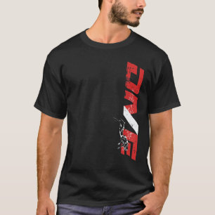 Patriottisch Duiken Onderwater Hobbys voor Diepe S T-shirt