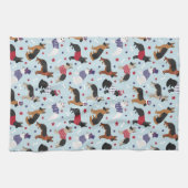 Patriottisch Duits Shepherd Pattern Theedoek (Horizontaal)