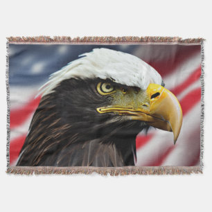 Patriottisch/Eagle/Amerikaans/USA Deken