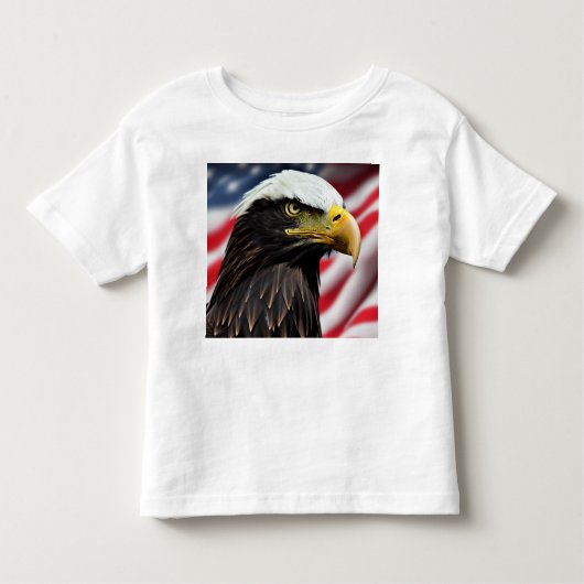 Patriottisch/Eagle/Amerikaans/USA Kinder Shirts (Voorkant)