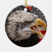 Patriottisch Eagle Ornament (Voorkant)