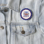 Patriottisch en sassy ronde button 5,7 cm (In situ)
