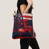 Patriottisch faashionable Flag Tas (Dichtbij)