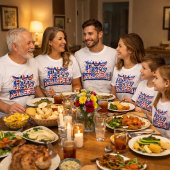 Patriottisch feest T-shirt