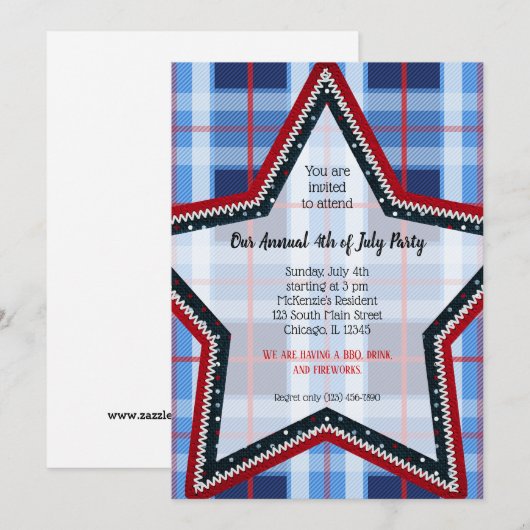 Patriottisch geblazen kaart (Voorkant / Achterkant)