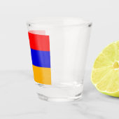Patriottisch glas met vlag van Armenië (Rechts)
