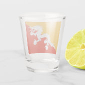 Patriottisch glas met vlag van Bhutan (Achterkant)