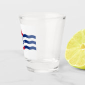 Patriottisch glas met vlag van Cincinnati (Rechts)