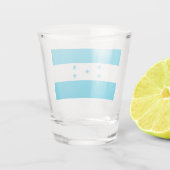 Patriottisch glas met vlag van Honduras (Achterkant)