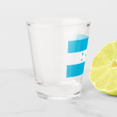 Patriottisch glas met vlag van Honduras (Links)