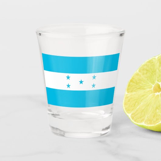 Patriottisch glas met vlag van Honduras (Voorkant)