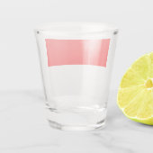 Patriottisch glas met vlag van Indonesië (Achterkant)