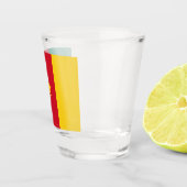 Patriottisch glas met vlag van Kameroen (Rechts)