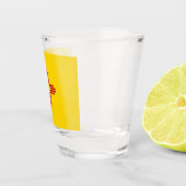 Patriottisch glas met vlag van New Mexico (Rechts)