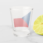 Patriottisch glas met vlag van Tsjechië (Achterkant)
