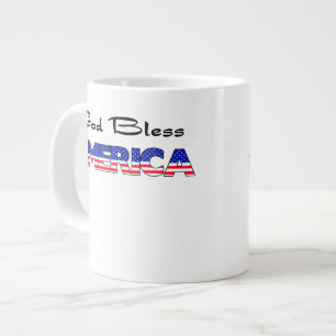 Patriottisch God zegene Amerika Extra Grote Beker