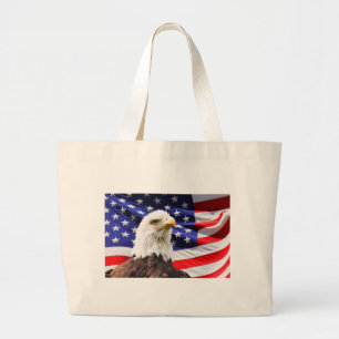 Patriottisch Grote Tote Bag
