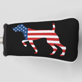Patriottisch GSP Dog Pointing Golfheadcover