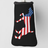 Patriottisch GSP Dog Pointing Golfheadcover (Draai 90)