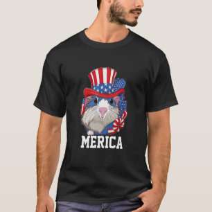 Patriottisch Guinee Varken Amerika Vlag Onafhankel T-shirt