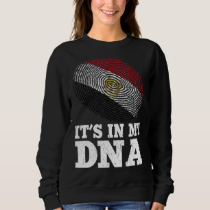 Patriottisch, het staat in mijn DNA-vingerafdruk E Trui