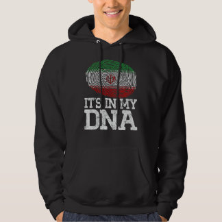  patriottisch Het zit in mijn DNA Iran vlag vinger Hoodie