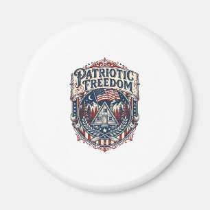 Patriottisch huis weekend vector grafische T-shirt Magneet