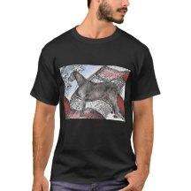 Patriottisch Iers Wolfshond T-shirt