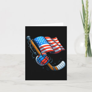Patriottisch IJshockey 4 juli VS Onafhankelijkheid Kaart